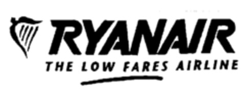 RYANAIR THE LOW FARES AIRLINE Logo (EUIPO, 01/20/1997)