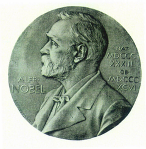 ALFR. NOBEL NAT. MDCCCXXXIII OB. MDCCCXCVI Logo (EUIPO, 08.03.2001)