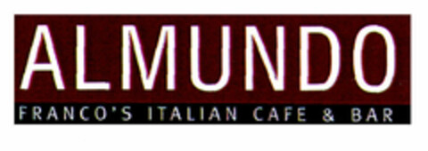 ALMUNDO FRANCO'S ITALIAN CAFE & BAR Logo (EUIPO, 11/21/2001)