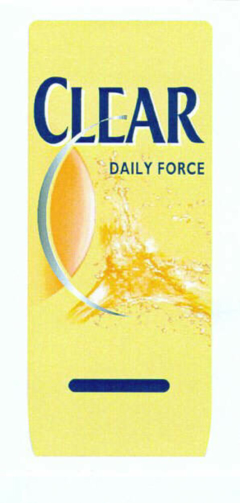 CLEAR DAILY FORCE Logo (EUIPO, 26.07.2002)