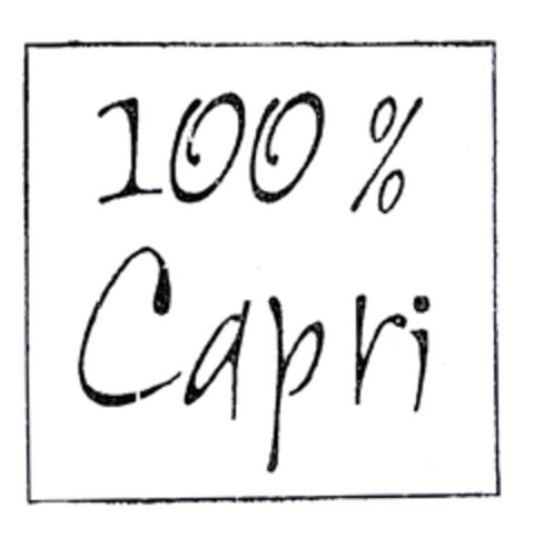 100% Capri Logo (EUIPO, 05.03.2004)