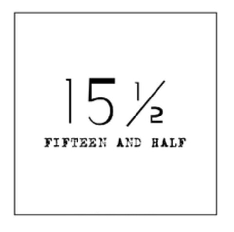 15 1/2 FIFTEEN AND HALF Logo (EUIPO, 07/22/2011)