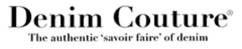 Denim Couture The authentic 'savoir faire' of denim Logo (EUIPO, 12/07/2012)