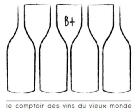 B+ le comptoir des vins du vieux monde Logo (EUIPO, 11/04/2014)