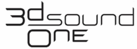 3D SOUND ONE Logo (EUIPO, 05/13/2015)