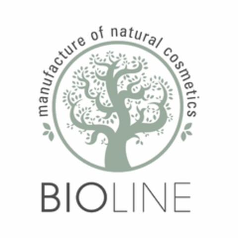 manufacture of natural cosmetics BIOLINE Logo (EUIPO, 02.09.2015)