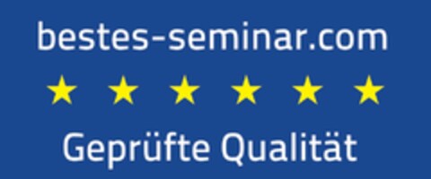 bestes-seminar.com Geprüfte Qualität Logo (EUIPO, 03.09.2015)
