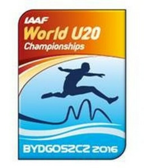 IAAF World U20 Championships BYDGOSZCZ 2016 Logo (EUIPO, 21.01.2016)