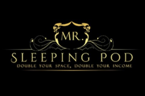 Mr. Sleeping Pod - Double your space, double your income. Logo (EUIPO, 26.07.2016)