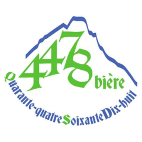 4478 bière Quarante-quatre Soixante Dix-huit Logo (EUIPO, 06.11.2017)