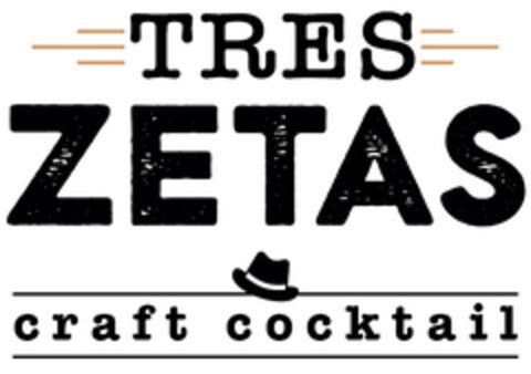 TRES ZETAS craft cocktail Logo (EUIPO, 22.03.2018)