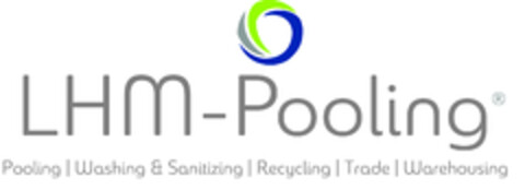 LHM - Pooling  Pooling/Washing & Sanitizing/Recycling/Trade/Warehousing Logo (EUIPO, 04.04.2018)