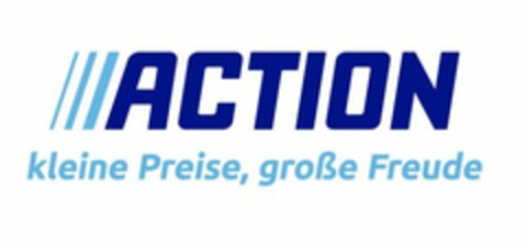 ACTION kleine Preise, große Freude Logo (EUIPO, 12/07/2022)