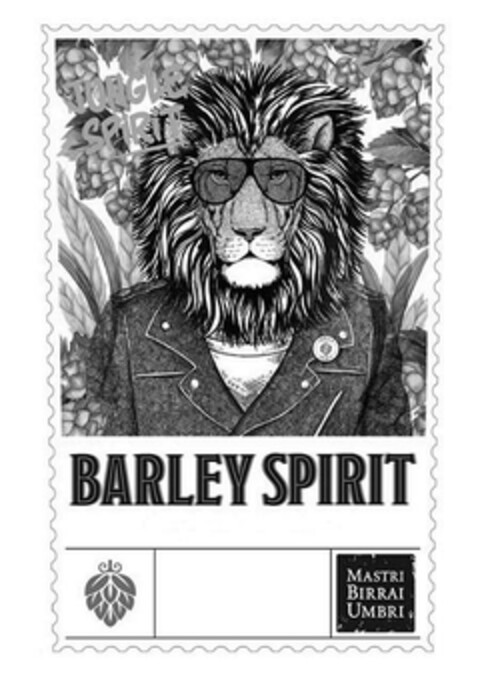 JUNGLE SPIRIT BARLEY SPIRIT MASTRI BIRRAI UMBRI Logo (EUIPO, 03/21/2023)