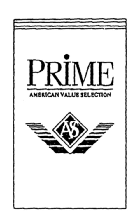 PRIME AMERICAN VALUE SELECTION AS Logo (EUIPO, 01.04.1996)