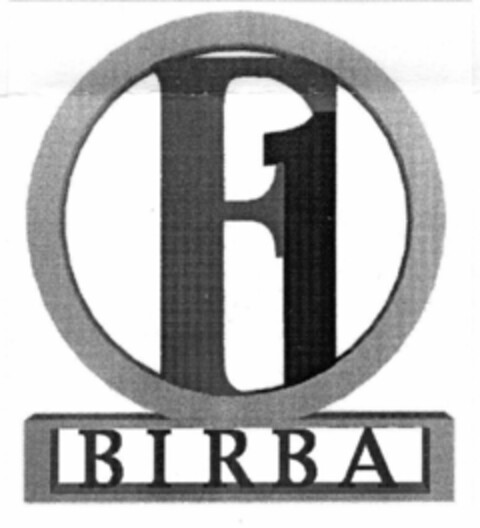 F1 BIRBA Logo (EUIPO, 25.09.1996)