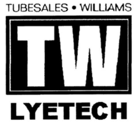 TUBESALES.WILLIAMS TW LYETECH Logo (EUIPO, 15.06.1998)