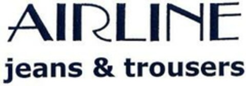 AIRLINE jeans & trousers Logo (EUIPO, 05.07.2006)