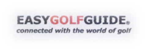 EASYGOLFGUIDE connected with the world of golf Logo (EUIPO, 14.09.2006)