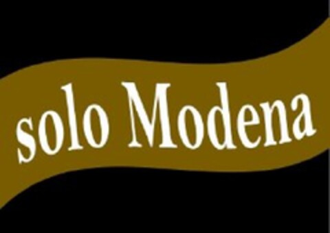 SOLO MODENA Logo (EUIPO, 20.05.2010)