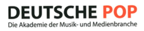 DEUTSCHE POP Die Akademie der Musik- und Medienbranche Logo (EUIPO, 17.09.2012)