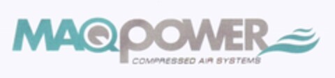 MAQPOWER COMPRESSED AIR SYSTEMS Logo (EUIPO, 07.05.2013)