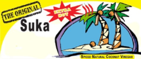 THE ORIGINAL, Suka, EXTRA HOT, SPICED NATURAL COCONUT VINEGAR Logo (EUIPO, 08/26/2013)