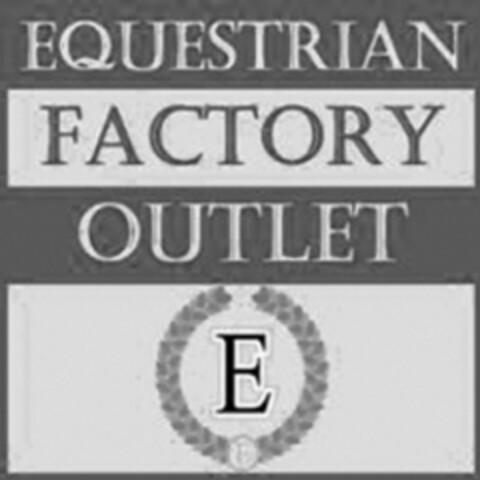 EQUESTRIAN FACTORY OUTLET E Logo (EUIPO, 25.09.2014)