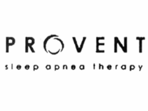 PROVENT SLEEP APNEA THERAPY Logo (EUIPO, 29.03.2016)
