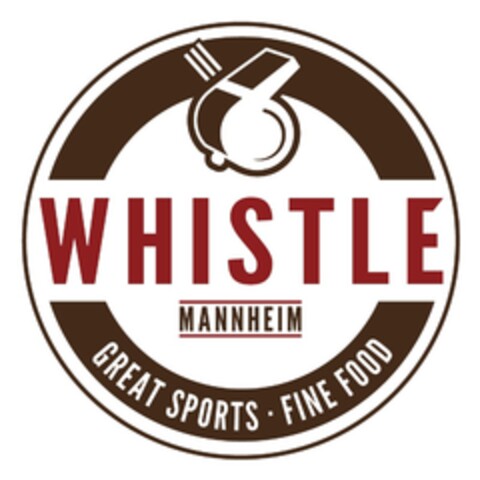Whistle Mannheim Great Sports Fine Food Logo (EUIPO, 31.01.2017)