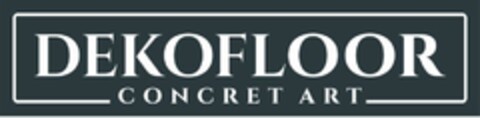 DEKOFLOOR CONCRET ART Logo (EUIPO, 09/27/2018)