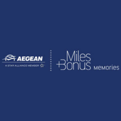 AEGEAN A STAR ALLIANCE MEMBER Miles +Bonus MeMOries Logo (EUIPO, 23.10.2019)