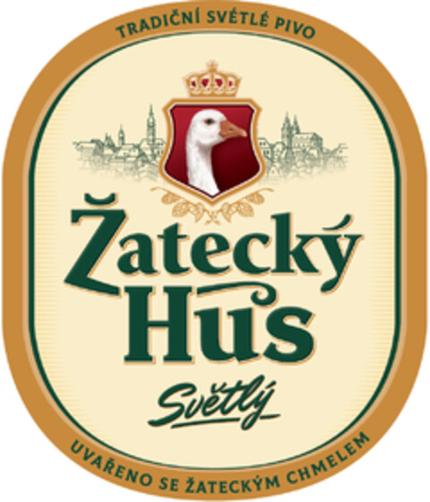 TRADICNI SVETLE PIVO Zatecky Hus Svetly UVARENO SE ZATECKYM CHMELEM Logo (EUIPO, 18.11.2019)