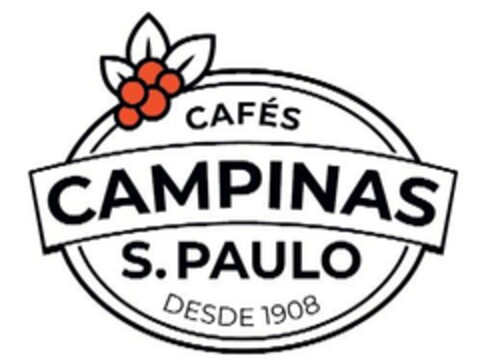 CAFÉS CAMPINAS S. PAULO DESDE 1908 Logo (EUIPO, 01.08.2023)