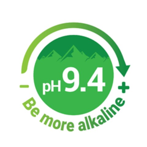 Be more alkaline pH 9.4 Logo (EUIPO, 28.09.2023)