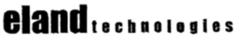 eland technologies Logo (EUIPO, 08/17/1999)