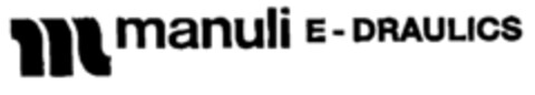 m manuali E-DRAULICS Logo (EUIPO, 04.05.2000)