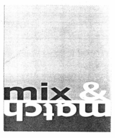 mix & match Logo (EUIPO, 15.05.2001)