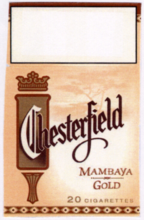 Chesterfield MAMBAYA GOLD 20 CIGARETTES Logo (EUIPO, 30.04.2004)