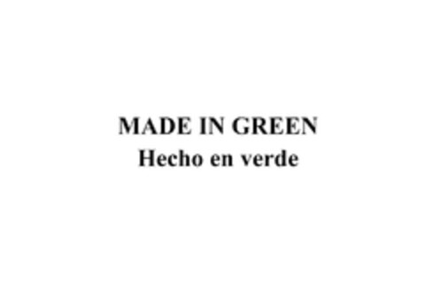 MADE IN GREEN Hecho en verde Logo (EUIPO, 24.12.2004)