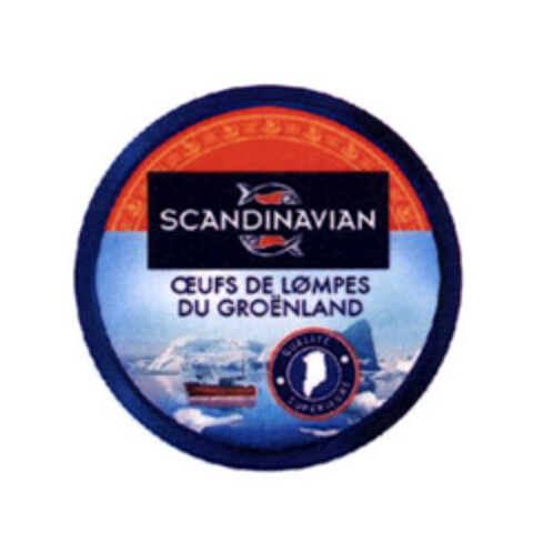 SCANDINAVIAN OEUFS DE LOMPES DU GROENLAND Logo (EUIPO, 10.08.2007)