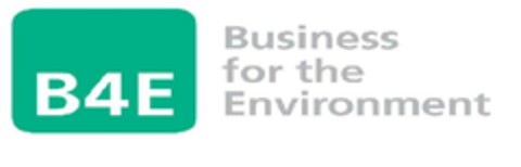 B4E Business for the Environment Logo (EUIPO, 03/07/2008)