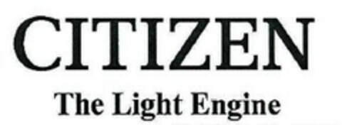 CITIZEN The Light Engine Logo (EUIPO, 09/17/2008)