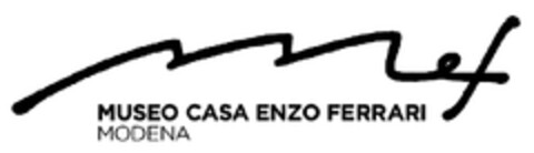 MEF MUSEO CASA ENZO FERRARI MODENA Logo (EUIPO, 02/20/2012)