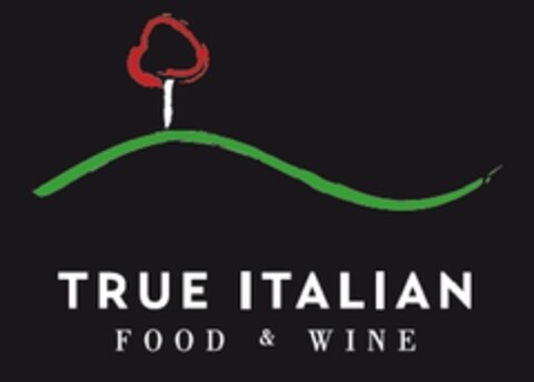 TRUE ITALIAN FOOD & WINE Logo (EUIPO, 07/31/2012)