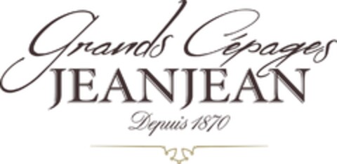 GRANDS CEPAGES JEANJEAN Depuis 1870 Logo (EUIPO, 04/17/2013)