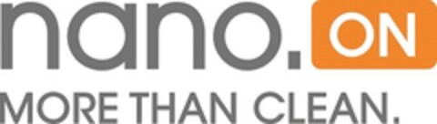 nano.on MORE THAN CLEAN. Logo (EUIPO, 19.02.2014)