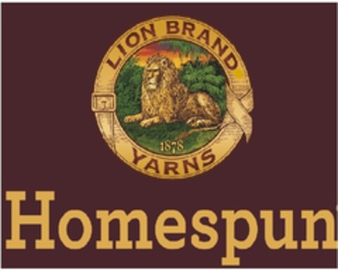 LION BRAND 1878 YARNS  Homespun Logo (EUIPO, 05/08/2014)