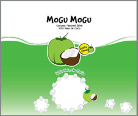 MOGU MOGU Coconut Flavored Drink With Nata de Coco Gotta Chew Logo (EUIPO, 11/10/2014)