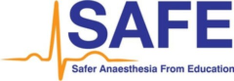 SAFE Safer Anaesthesia From Education Logo (EUIPO, 09/03/2015)